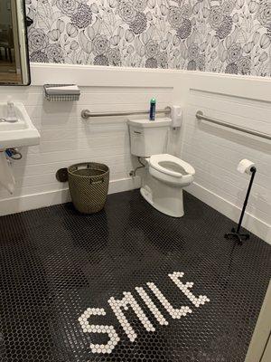 That's some fresh tile work! "Smile" I love it! Haha!