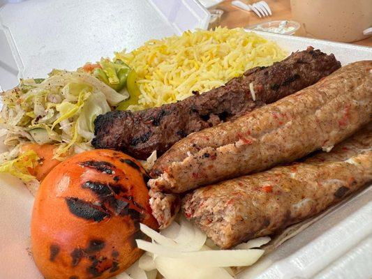 Beef and Chicken Kafta Combo