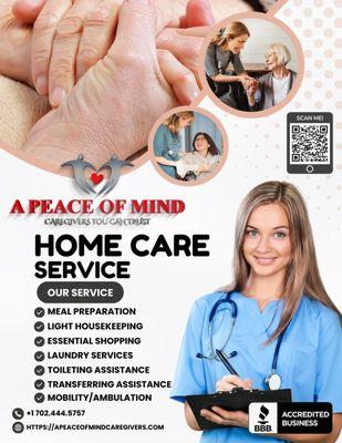 A Peace of Mind CareGivers