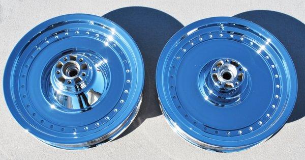 Harley-Davidson Softail Fatboy 2000-2006 Chrome Wheel Set