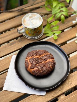 Nutella bolo bun! A welcome Americanized twist on a classic Taiwanese bread :) Go pick one up next time!