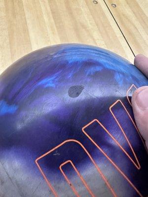 Don't bowl here with your own gear.