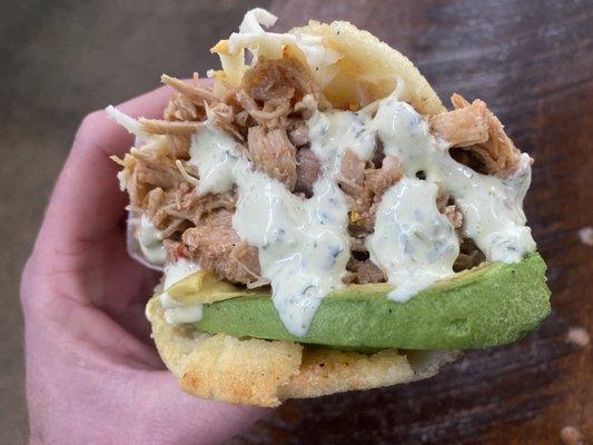 Pork Arepa