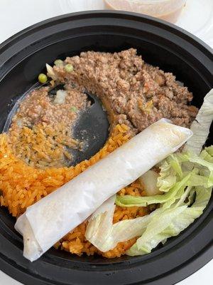 Picadillo plate