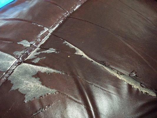 Photo of sofa after 4 years