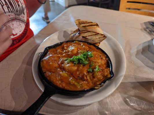 BBQ shrimp skillet