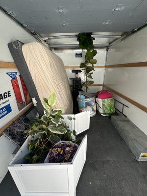 Interior of U-Haul