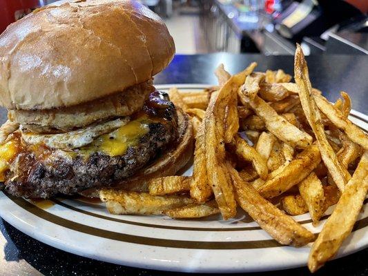 Southern burger and fries ;)