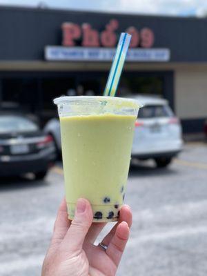 Avocado bubble tea