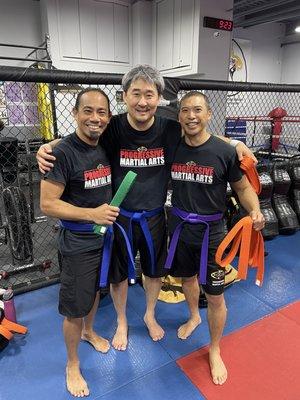 Promotion to higher belts