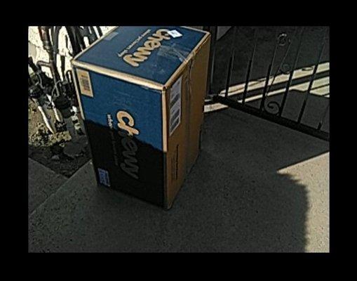 Proudly posted picture of package left for thieves!