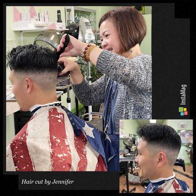 Men Hair cut by Professional Jennifer