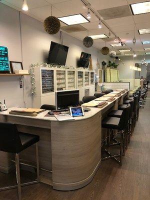 our recently remodeled salon Nov 2017