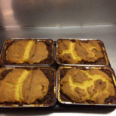 Mexican Cornbread Pie. Our award winning chili topped w sweet cornbread