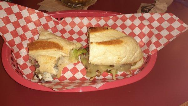 Philly cheesesteak sandwich...yummy