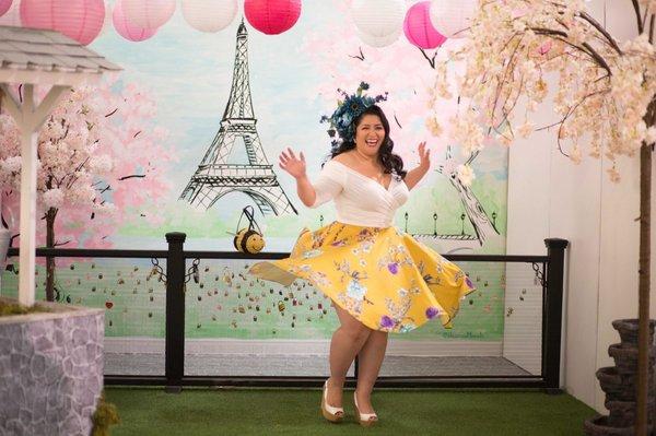 Sometimes you just want to practice your twirl and pretend you're in Paris