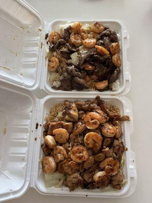 Chicken & Shrimp Teriyaki Beef & Shrimp Teriyaki