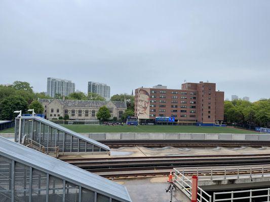 Wish Field with Cortlyou Commons in the background (on the left).