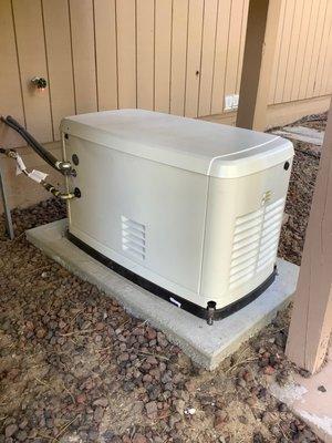 Generac backup generator incline village