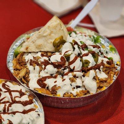 Chicken shawarma platter