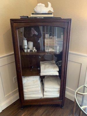 Toiletries in the lobby