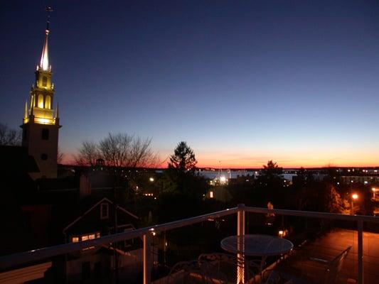 view from the deck