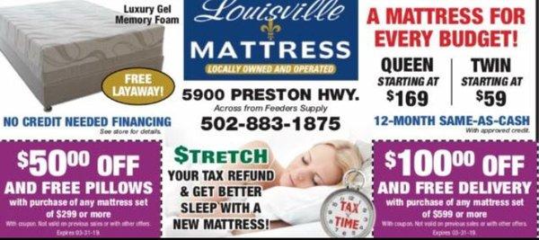 A mattress ffor every budget!