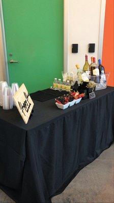 We specialize in Wine Bars & Corporate events.