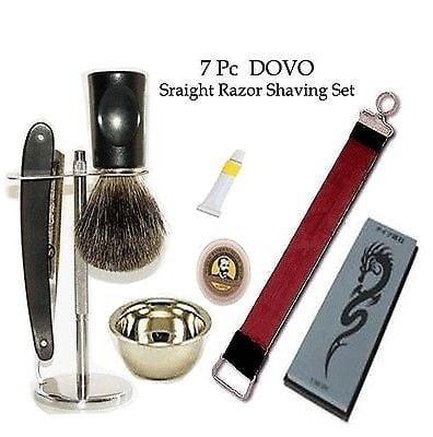 DOVO STRAIGHT EDGE RAZOR Shaving Set STAND SOAP STROP BRUSH. You can never go wrong with world well-known brand, DOVO.