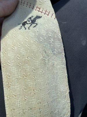 My grandfathers tie they destroyed