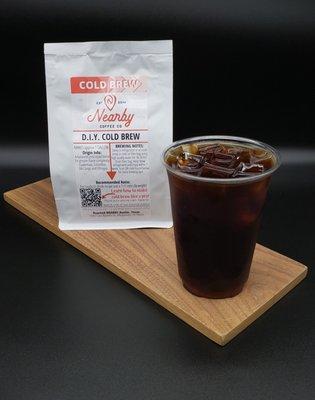 Our house roasted cold brew blend for DIY (do it yourself) home cold brew coffee