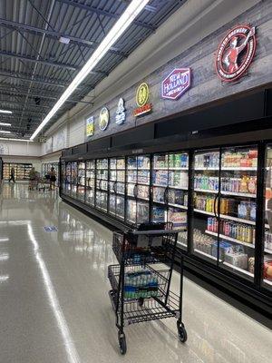 Nice shiny new Meijer with a nice beer section