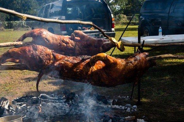 Nothing Like the a whole roasted pig to create an impact at your party.