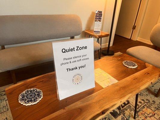 Quiet Zone!