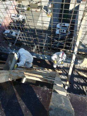 Disinfecting Services for a construction site in effort to maintain site safety for all the crew members working on this project