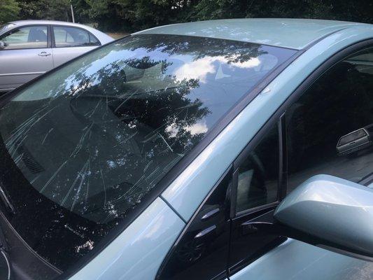 Windshield Damage