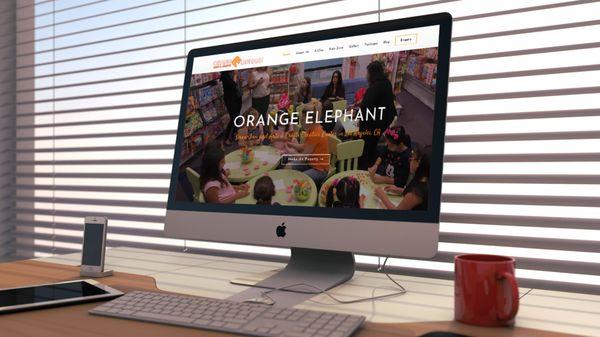 Web design, Organic SEO, Content marketing, Reputation Management, and Social Media Marketing for our client Orange Elepahnt in Glendale, CA