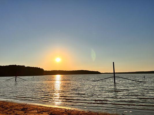 Sunset on the lake