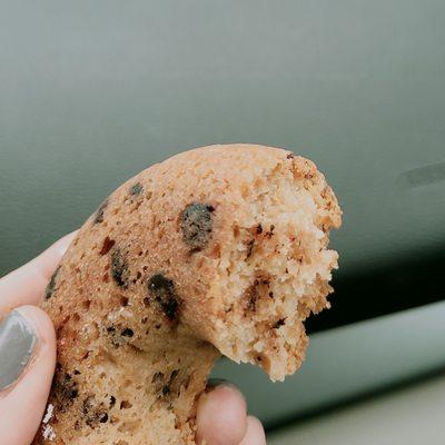 Chocolate chip cookie doughnut