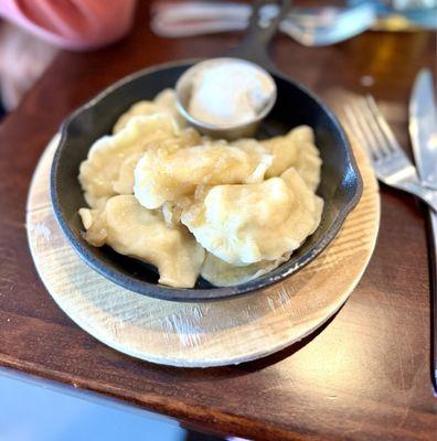 Hand Crafted Potato Dumplings - very bland.