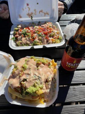 Nachos and crazy fries jr.