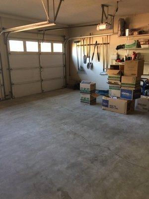 Dr Mac and his sons, Marvin and Matt, made my 24 year old garage floor look like new.