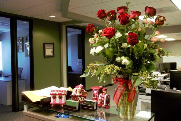 Valentine's Day decoration at our office!