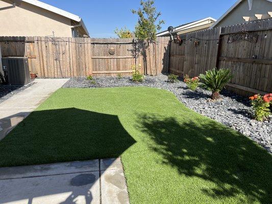 Long lasting and amusing tuff work. Including some rocks and flowers to pull your yard together!