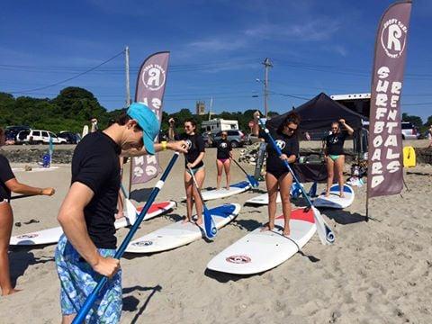 Large Group Surf and SUP Lessons