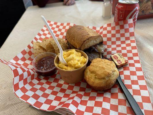 Half Bar-B-Que Brisket Sandwich