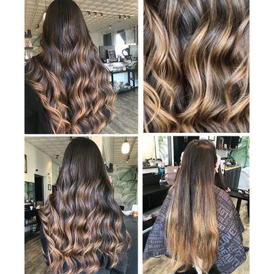 Caramel refresh! Gorgeous dimension. #balayage #haircolor #highlights #salon