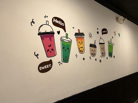 Boba wall art