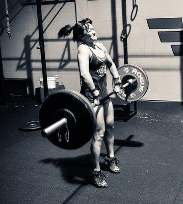 Coach Charyl crushing some cleans!!