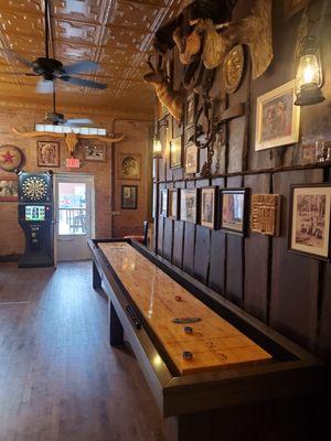 Shuffle Board and Darts